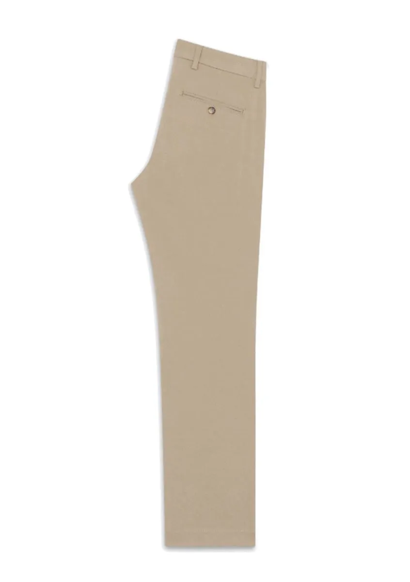 STRAIGHT-LEG CHINO TROUSERS