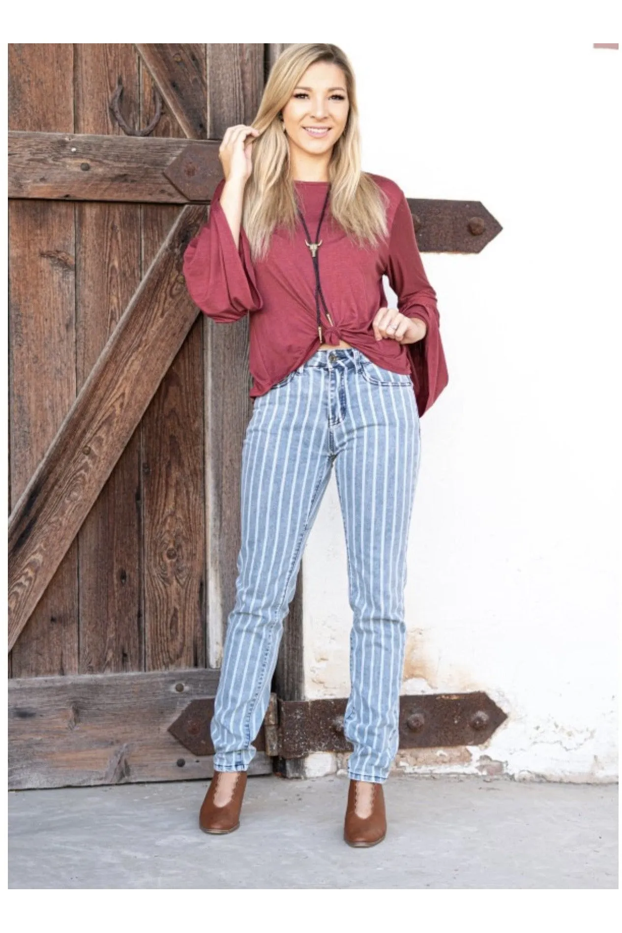 Stripe Jeans