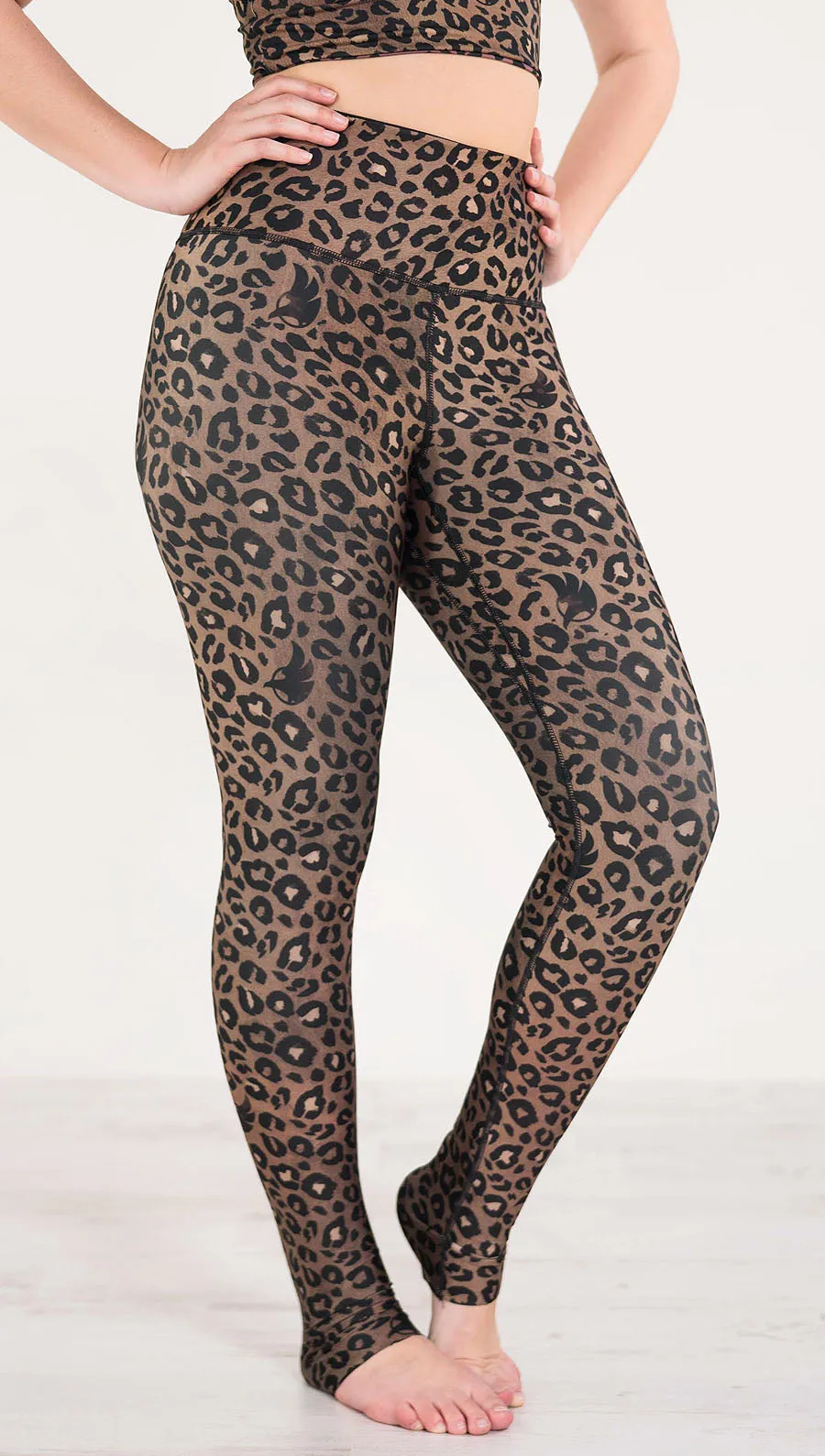 Tan Leopard - Reversible Leggings