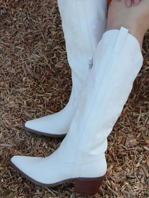 The Brandy Boot (White)