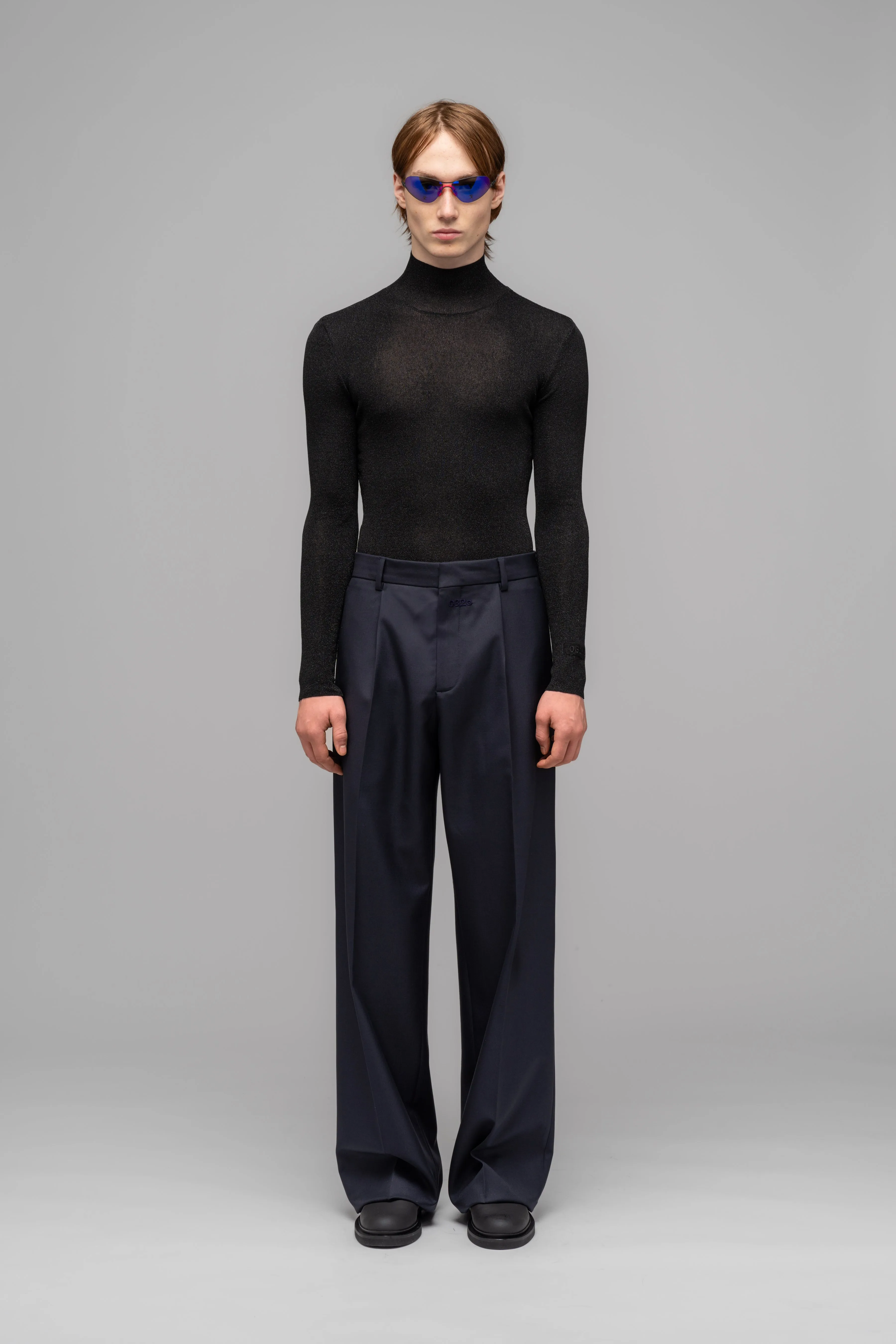 WIDE LEG SUIT TROUSERS