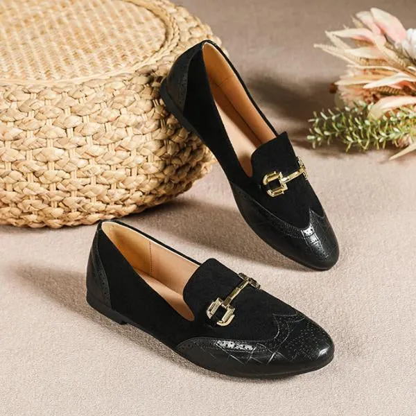 Women's Casual Elegant Flat Loafers Peas Shoes 49130957S