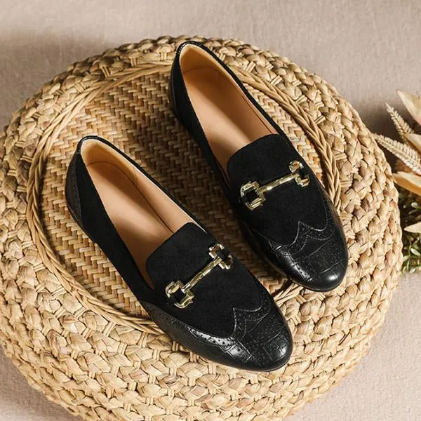 Women's Casual Elegant Flat Loafers Peas Shoes 49130957S