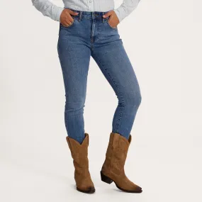 Women's High-Rise Tapered Jeans