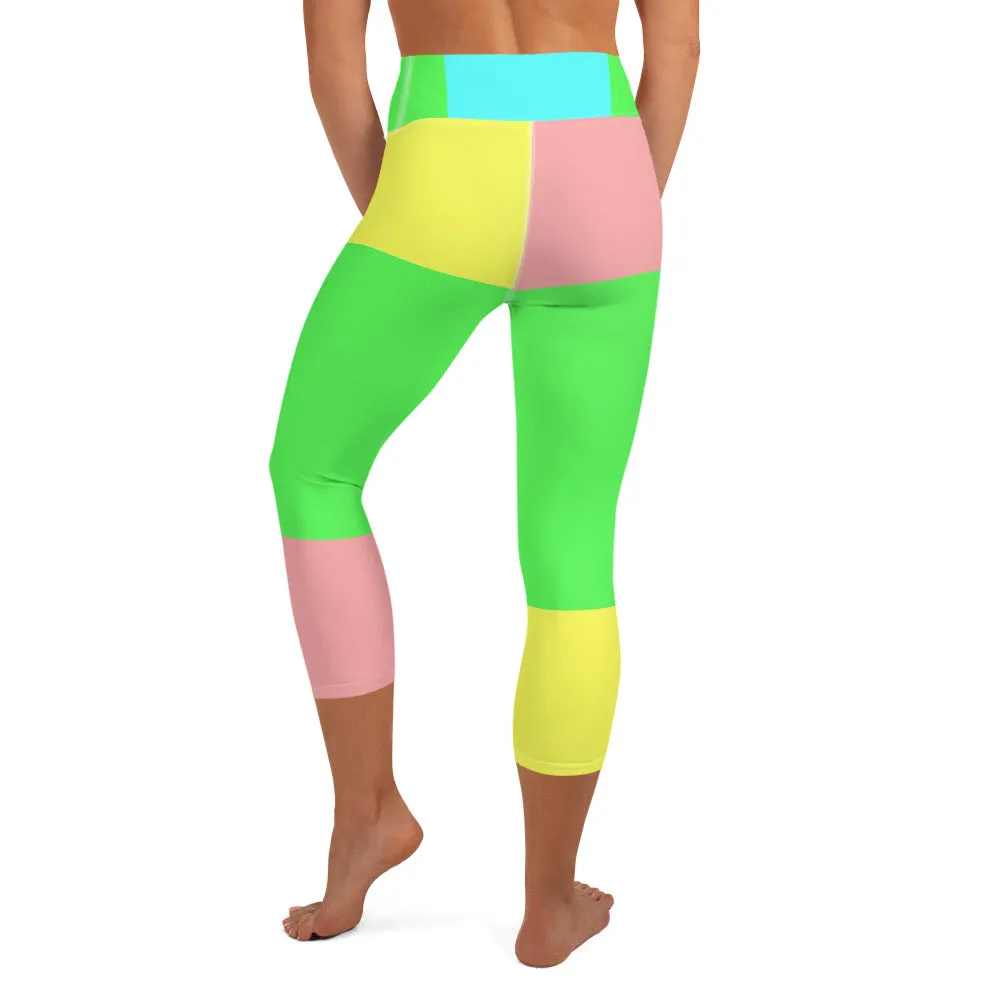 Yoga Capri Leggings Pastel