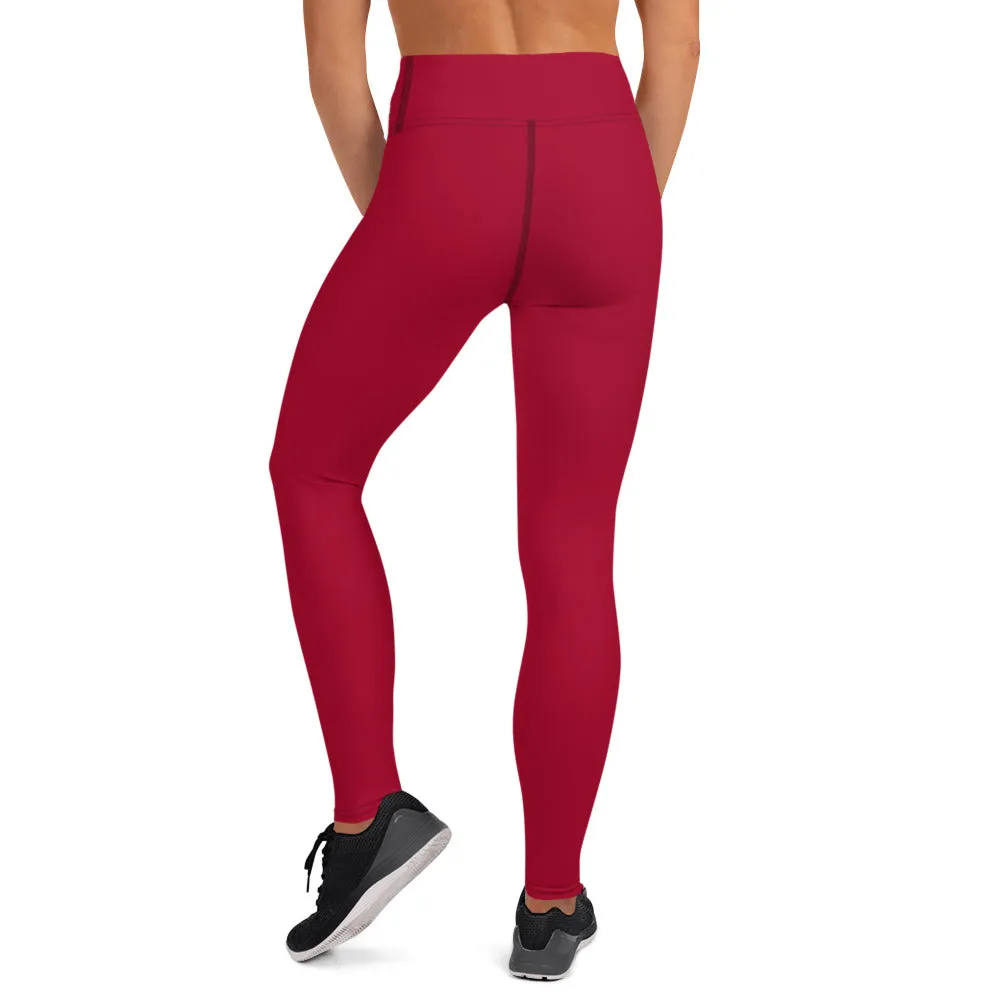 Yoga Leggings Carmine